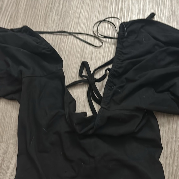 LELIS body Suite Black Size Small NWT - Picture 3 of 3